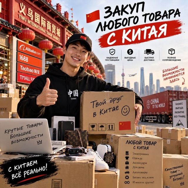 Рекламный макет проекта Твой Друг С Китая